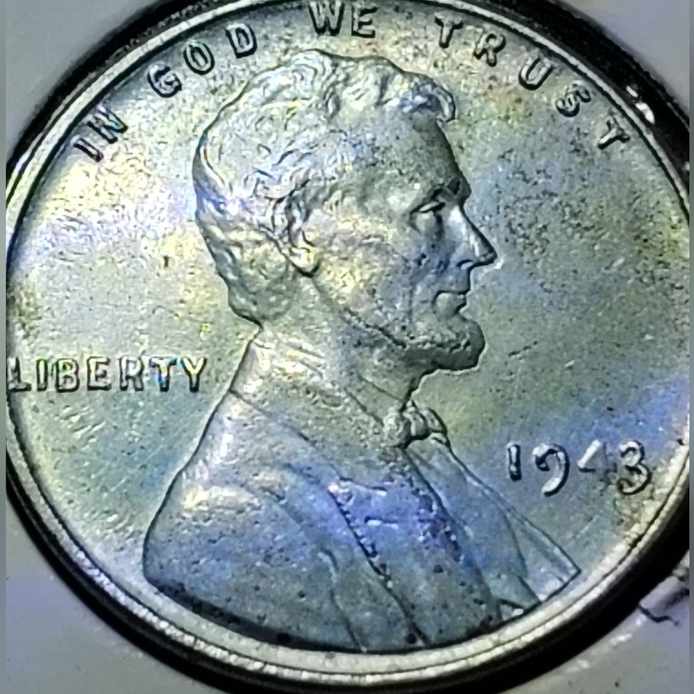 1943 No Mint Steel Wheat Penny